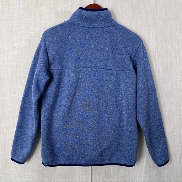 Eddie Bauer Radiator Fleece 2.0 Snap Mock Neck Pullover Jacket Blue Size L - Picture 8 of 12